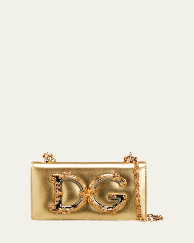 DG Girls Metallic Crossbody Bag