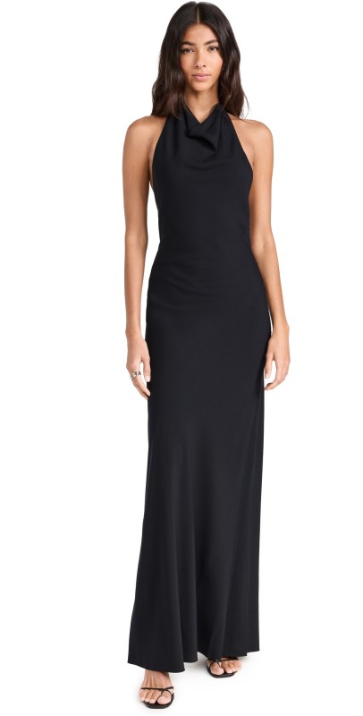STAUD Giuseppe Dress Black