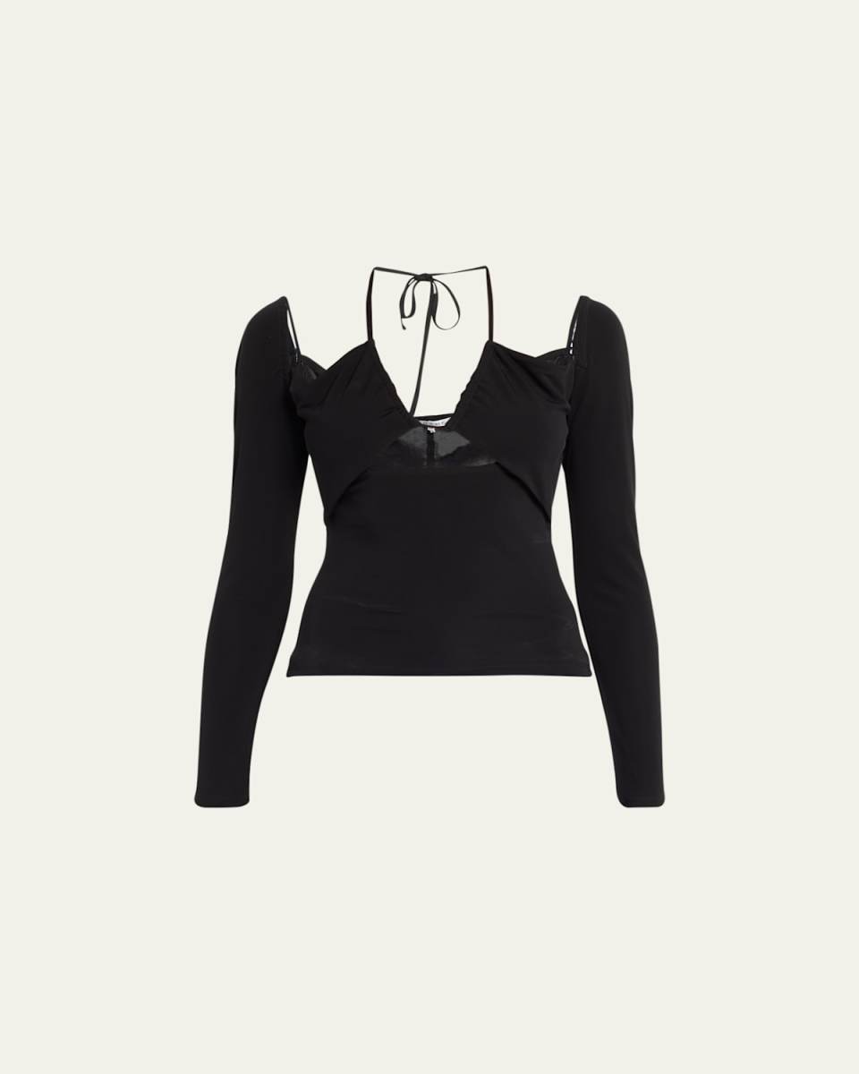Strappy Knit Top