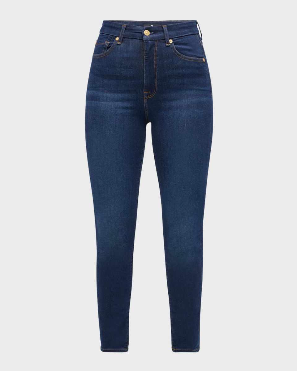 The High Waist Ankle Skinny Jeans