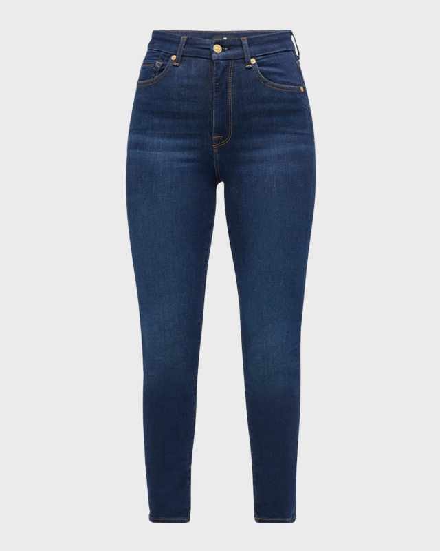 The High Waist Ankle Skinny Jeans