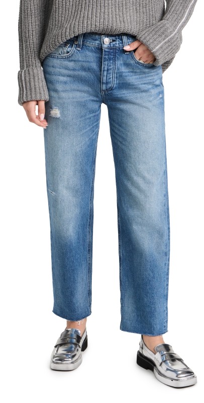 rag & bone Dre Low-Rise Baggy Jeans Meyer