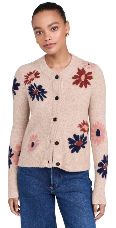 RAILS Millie Cardigan Mauve Meadow