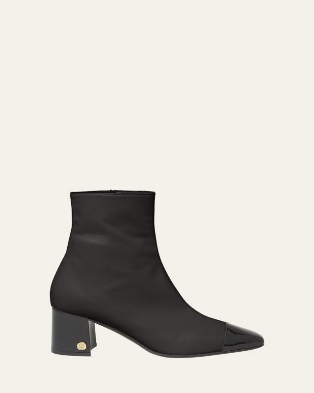 Sambi Cap-Toe Ankle Booties