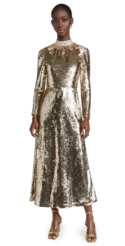 SALONI Jena Dress Champagne