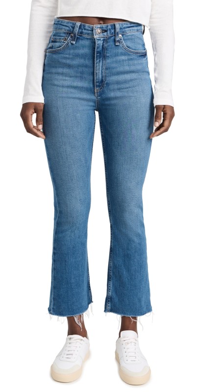 rag & bone Casey High-Rise Ankle Flare Jeans Cindy
