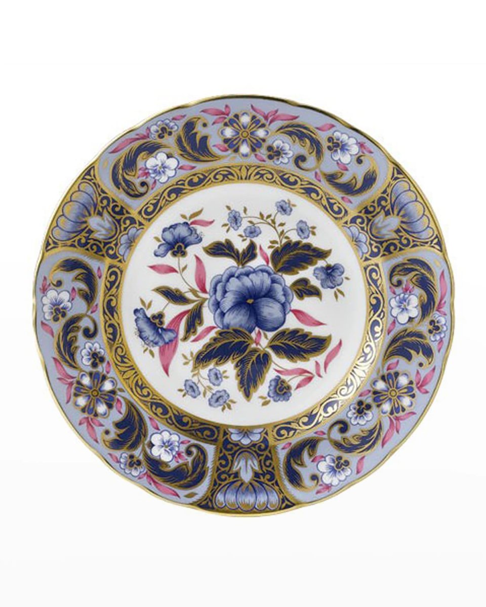 Blue Camellias Accent Plate