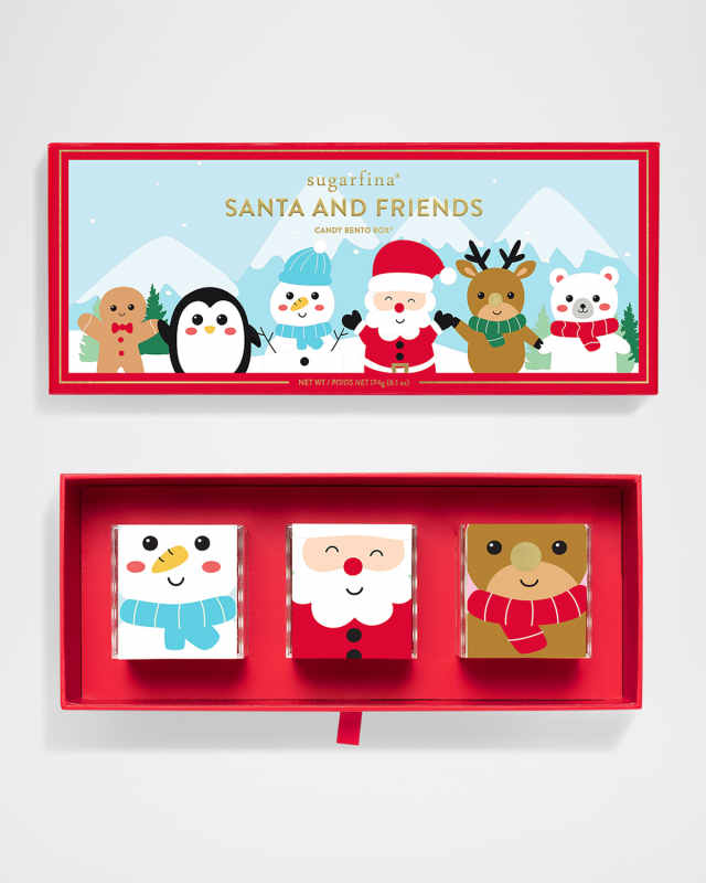 Holiday 2024 Santa and Friends 3-Piece Pop Up Bento Box