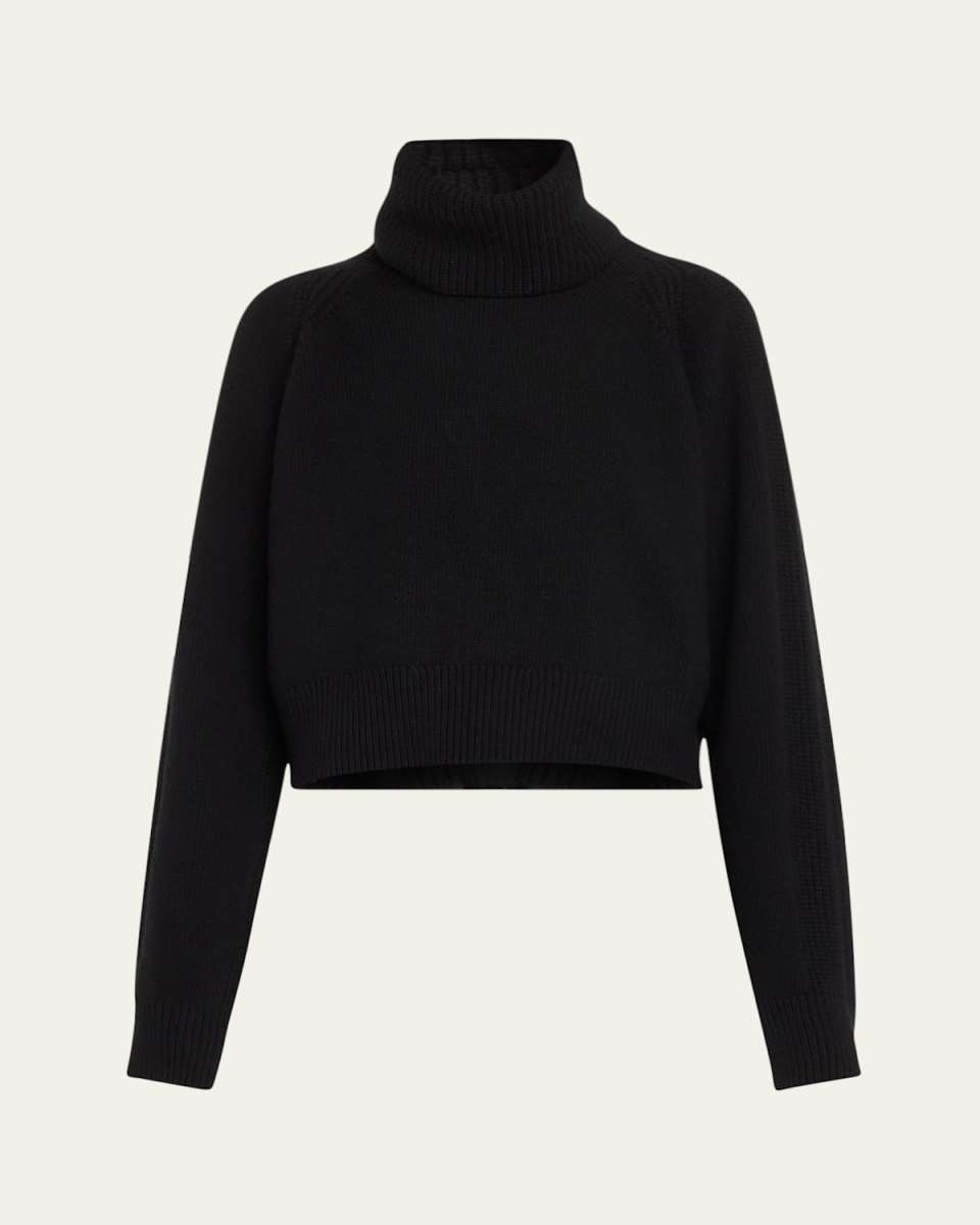 Rasato Ribbed Turtleneck Wool Cashmere Sweater