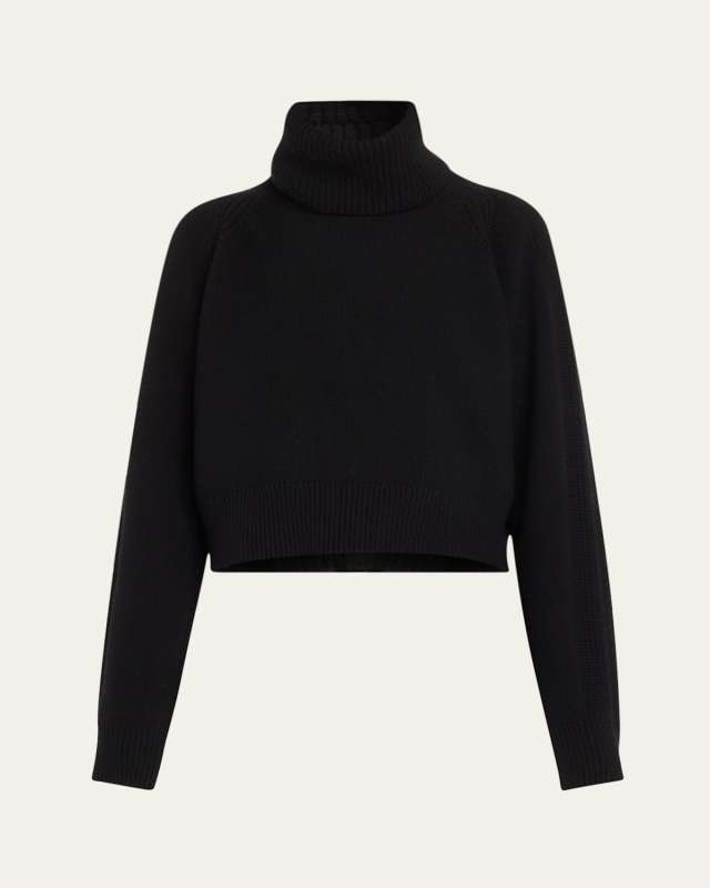 Rasato Ribbed Turtleneck Wool Cashmere Sweater