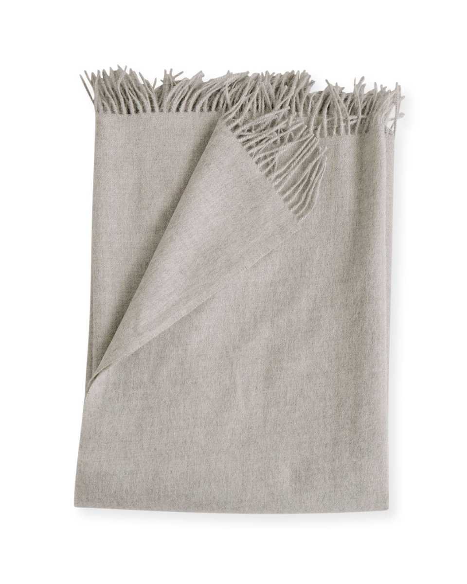 Alpaca Throw, Fog