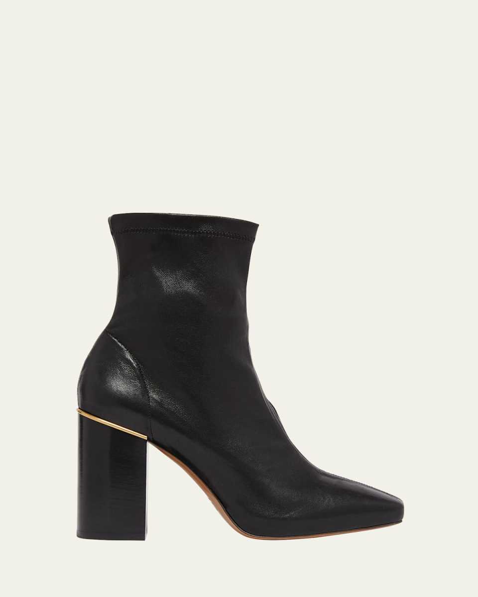 Ambre Lambskin Ankle Booties