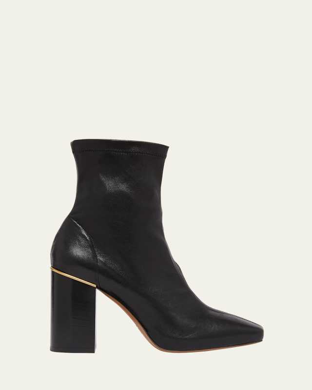 Ambre Lambskin Ankle Booties