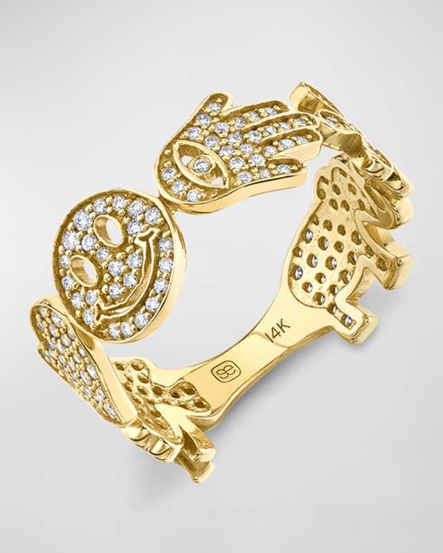 Pave Icon Ring