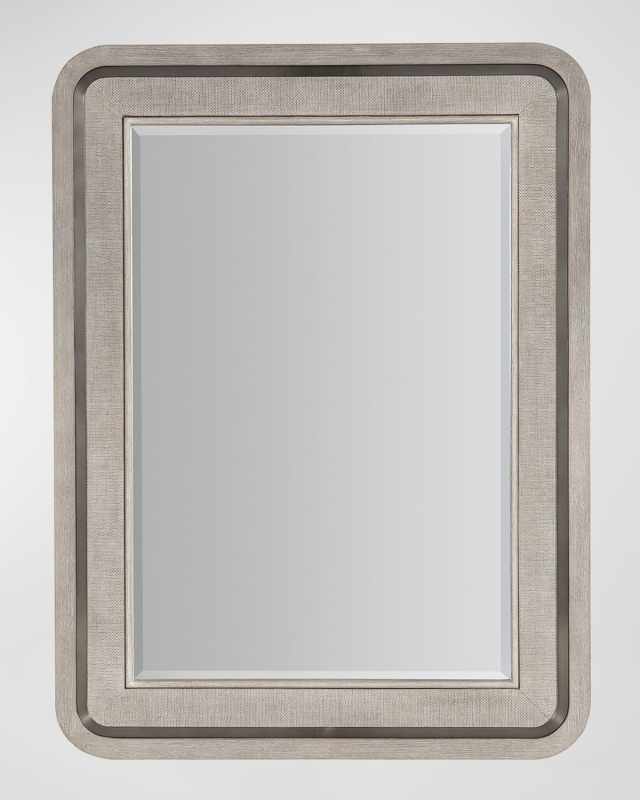 Modern Mood Raffia 48" Landscape Wall Mirror
