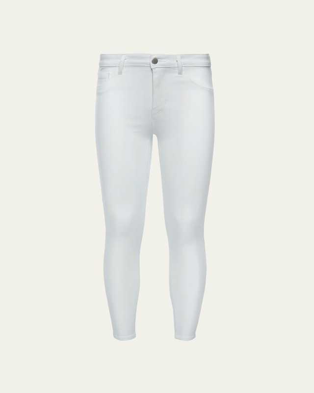 Margot High-Rise Coated Skinny Jeans
