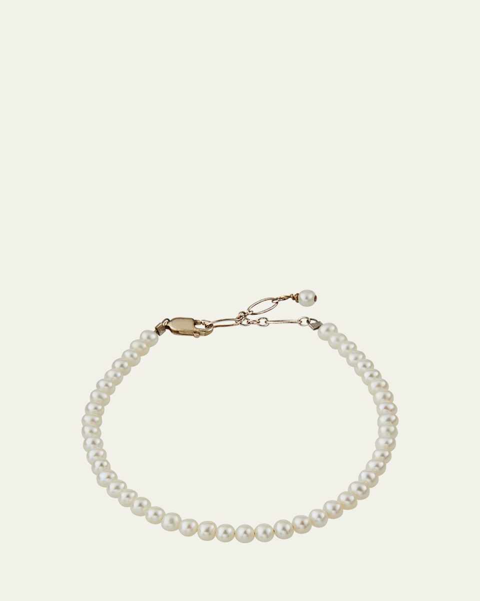 Girl's Small Pearl Bracelet