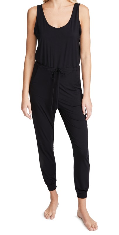 Commando Butter Tank Lounge Jumpsuit Black
