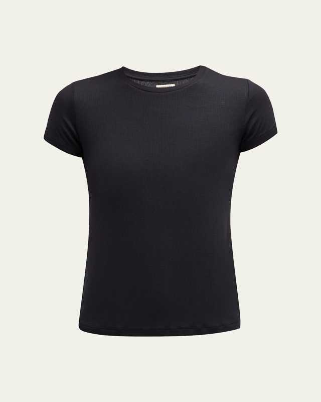 Ressi Ribbed Short-Sleeve Tee