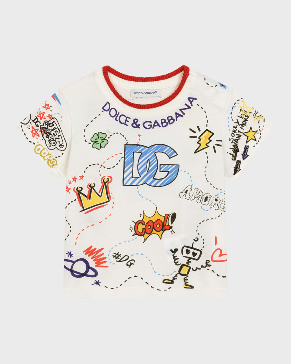 Kid's Art Doodle-Inspired T-Shirt, Size 12M-30