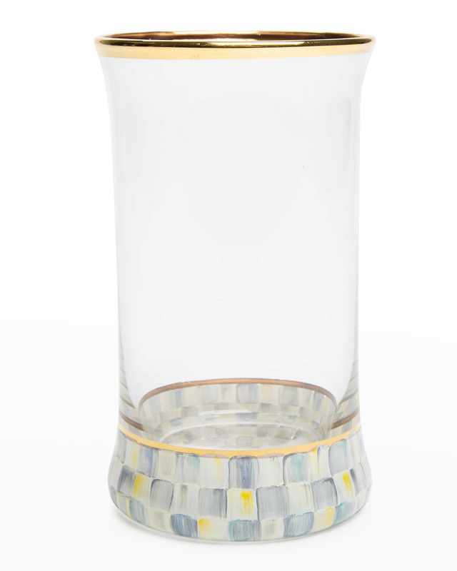 Sterling Check Highball Glass