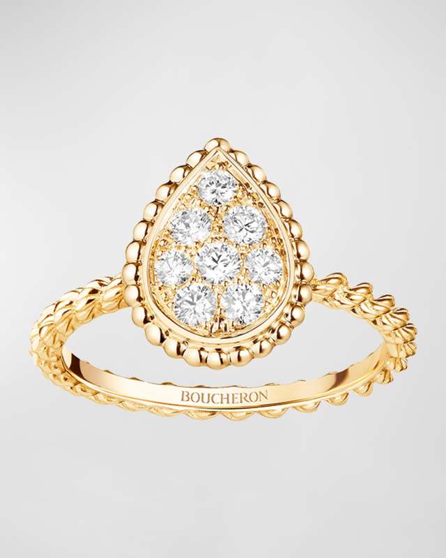 Serpent Boheme 18K Yellow Gold Diamond Ring