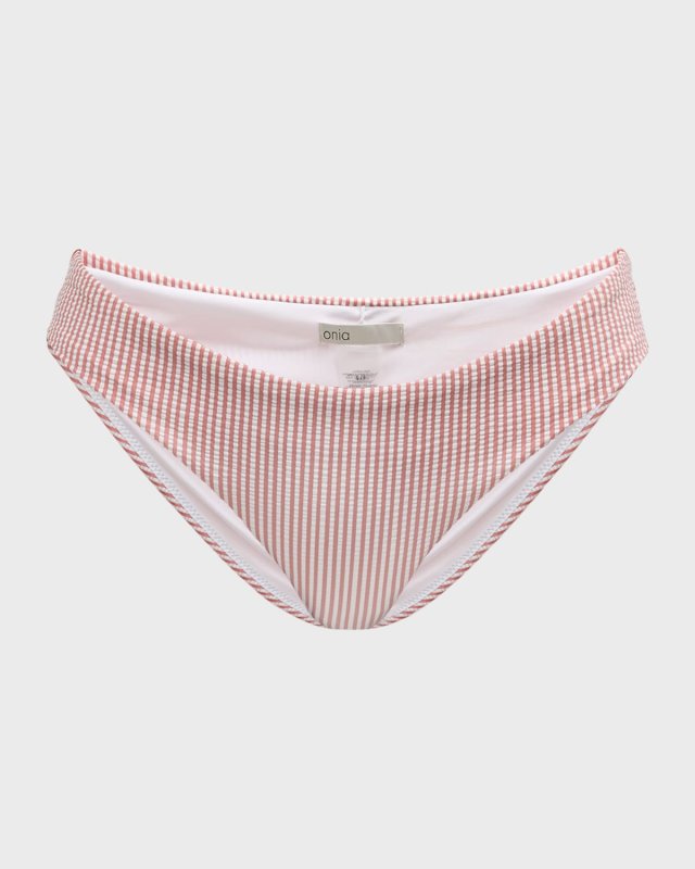 Lily Striped Bikini Bottoms