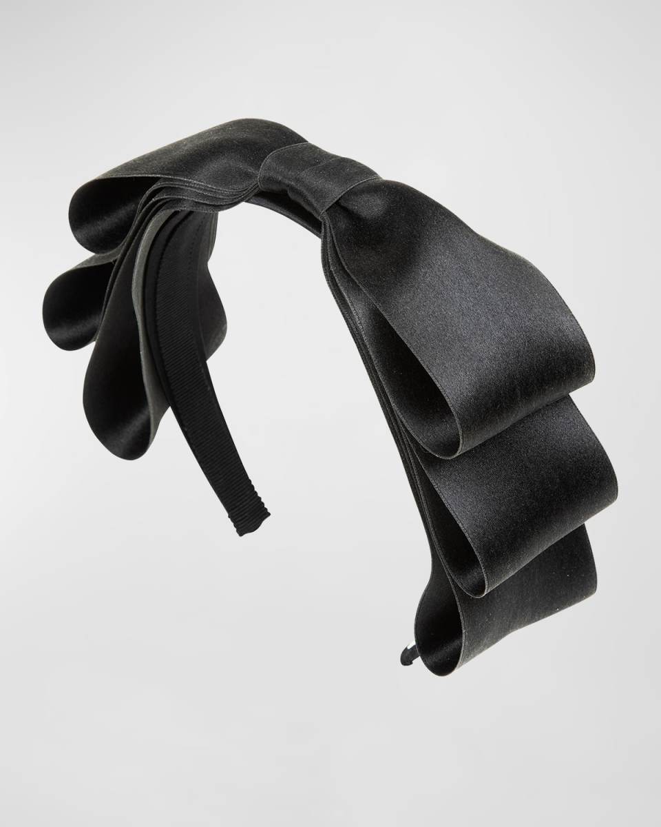 Karina Bow Satin Headband
