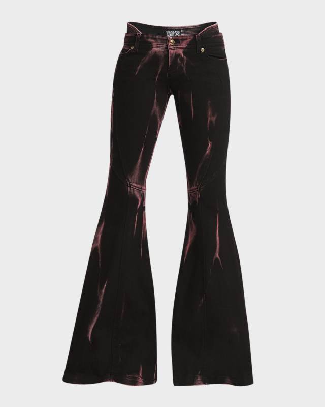 Low-Rise Flare Jeans
