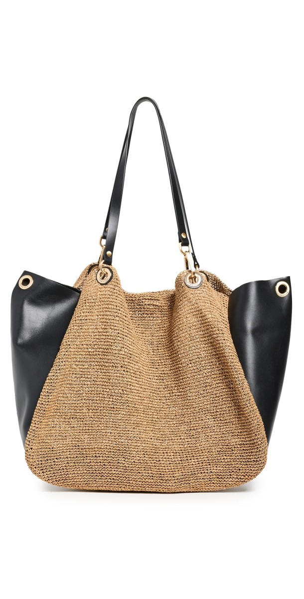 rag & bone Revival Summer City Tote Natural Black