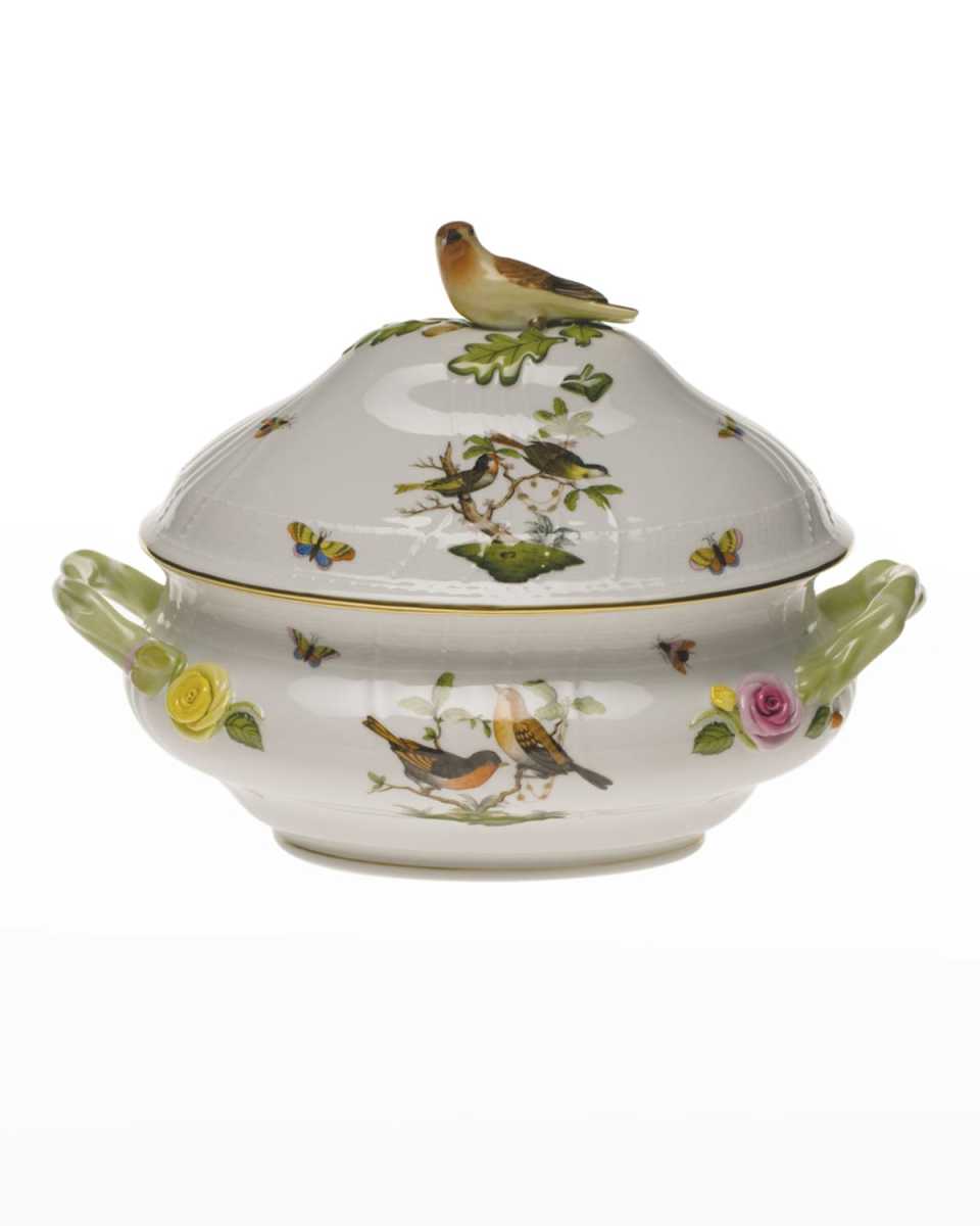 Rothschild Bird Green Tureen Motif 05