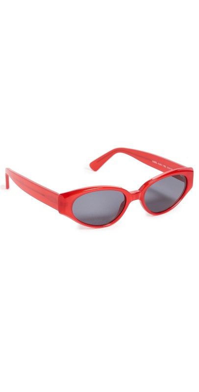 KIMEZE Gabriel Sunglasses Transparent Red