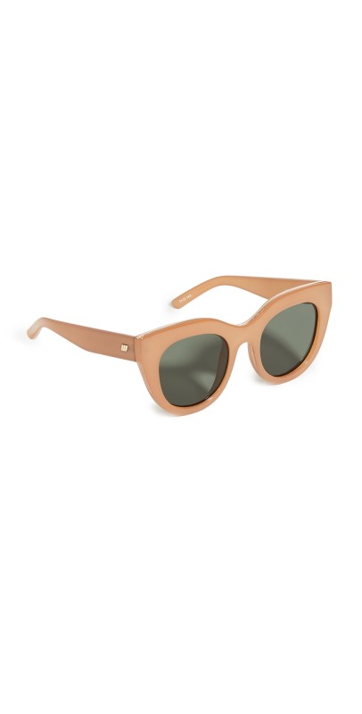 Le Specs Air Heart Sunglasses Caramel Khaki Mono