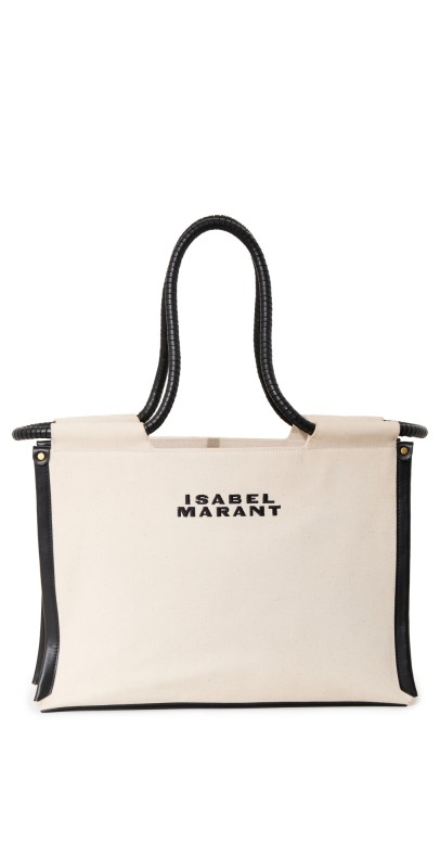 Isabel Marant Toledo Bag Ecru/Black