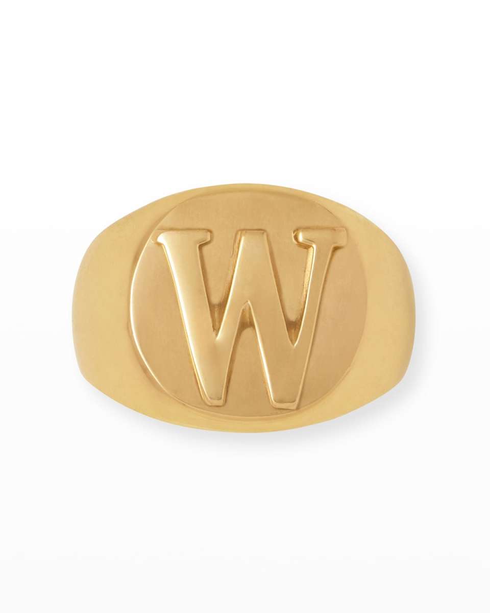 Clark Napkin Ring, Letter