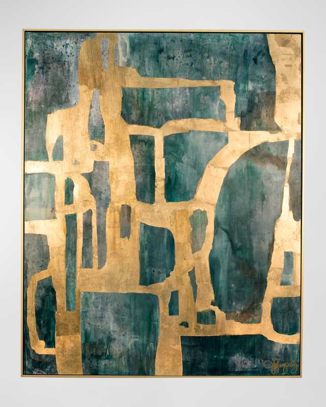 "Splendors Glow" Mixed-Media Original Wall Art by Jill Pumpelly