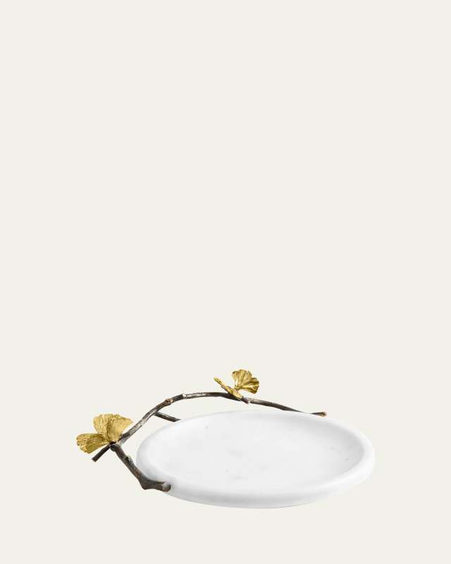 Butterfly Ginkgo Trinket Dish