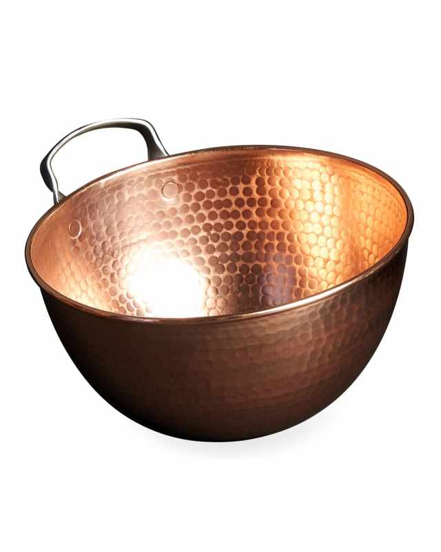Copper Mixing Bowl, 8"
