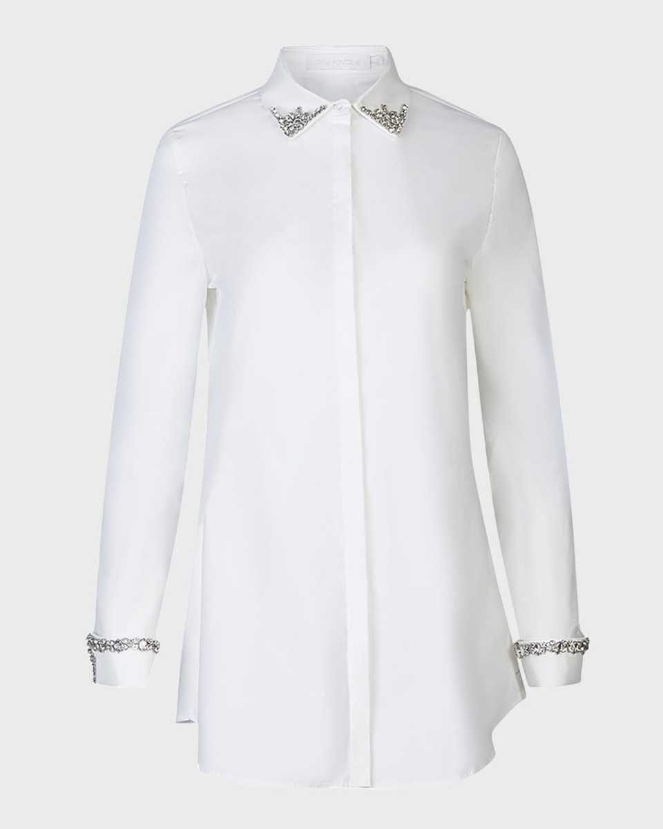 Philomne Crystal-Embellished Shirt