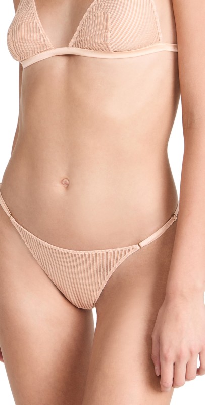Kiki De Montparnasse Stripedace G-String Blush