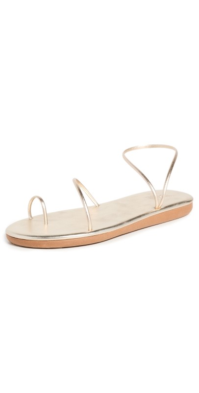 Ancient Greek Sandals Kansiz Sandals Platinum