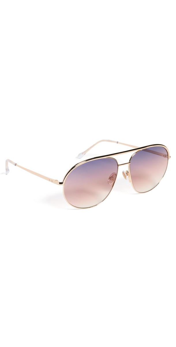 Isabel Marant Classic Metal Aviators Rose Gold
