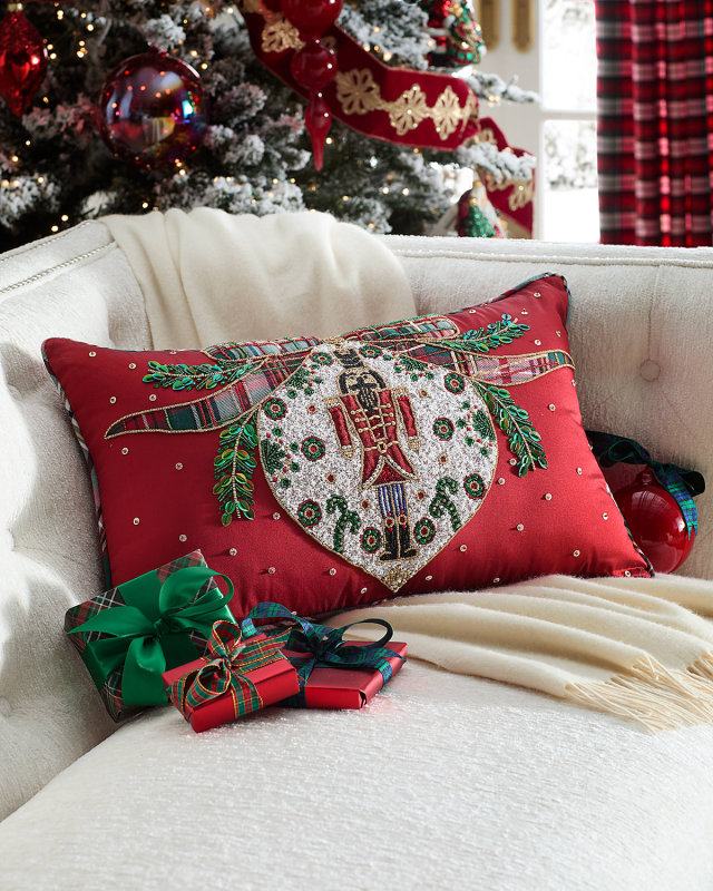 Nutcracker Decorative Pillow, 14" x 22"