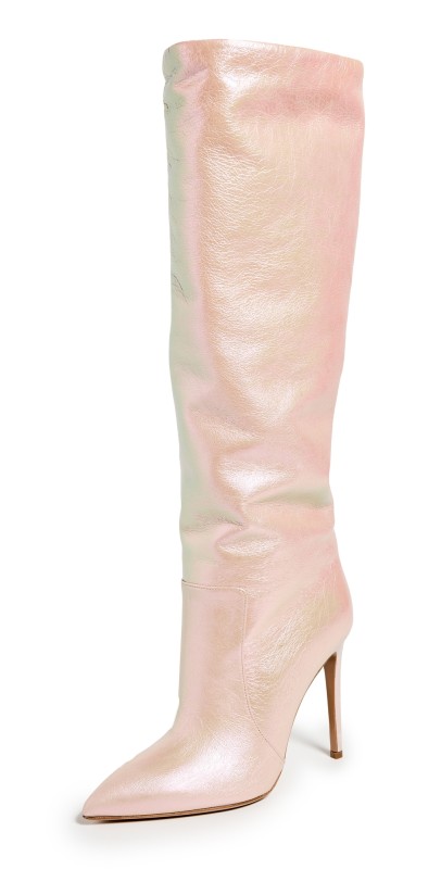 Paris Texas Stiletto Boot Heels Pink