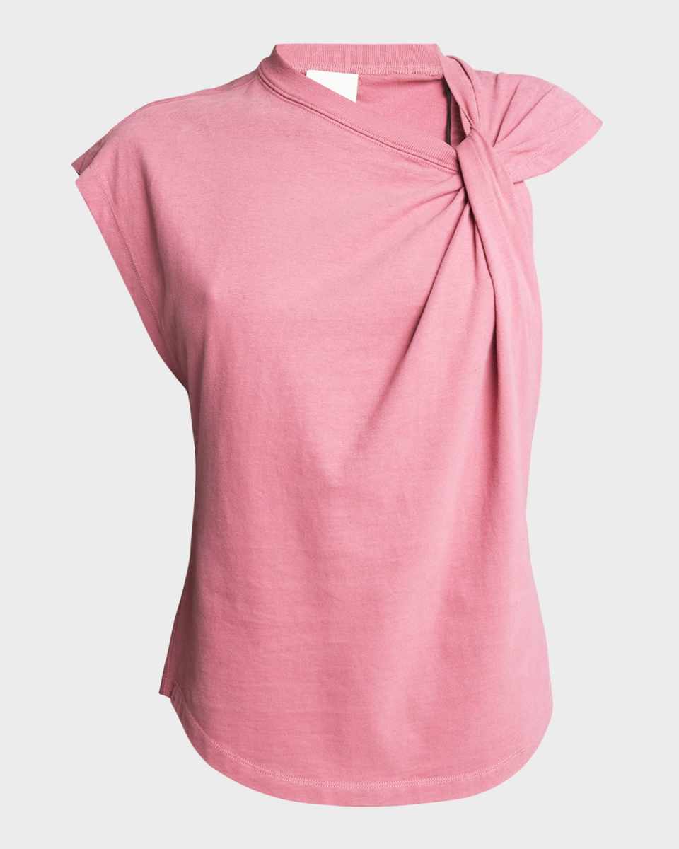 Nayda Twisted Cap-Sleeve T-Shirt