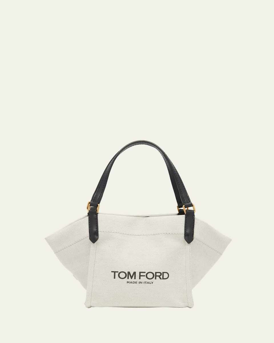 Amalfi Small Logo Canvas Tote Bag