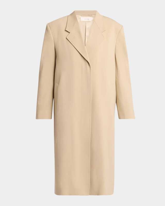 Elea Single-Breasted Long Coat