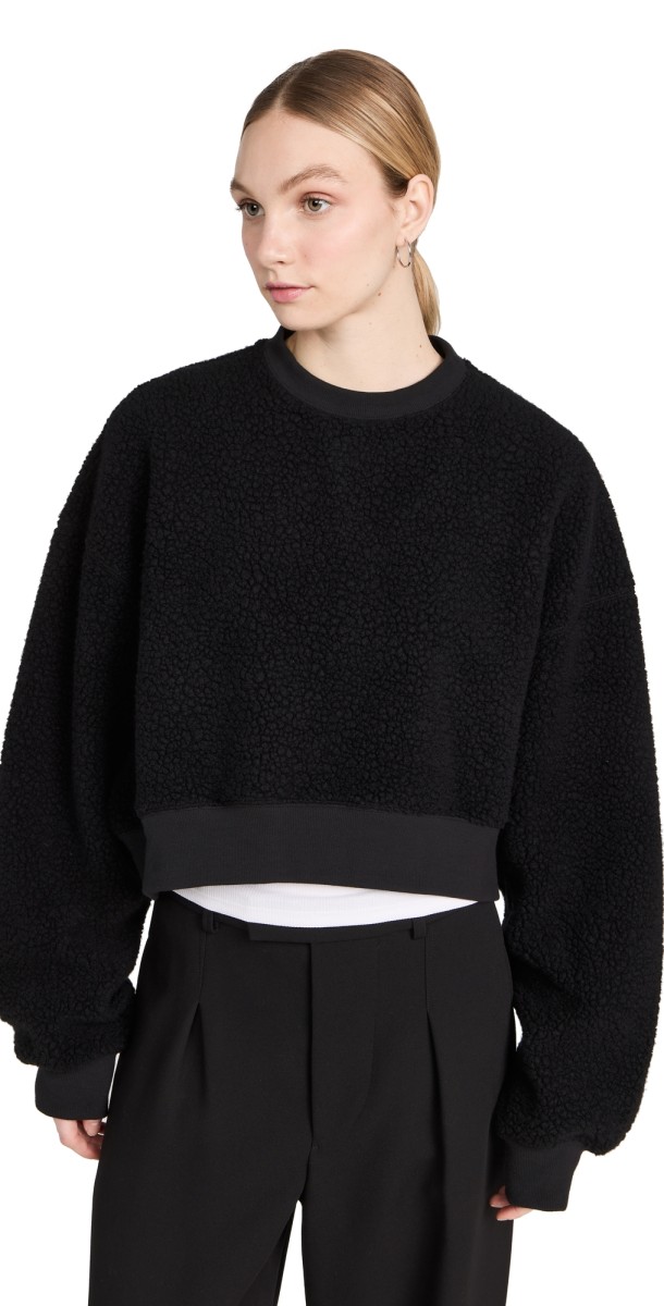 WARDROBE. NYC Polar Track Top Black