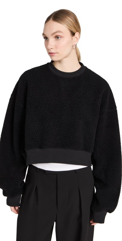 WARDROBE. NYC Polar Track Top Black