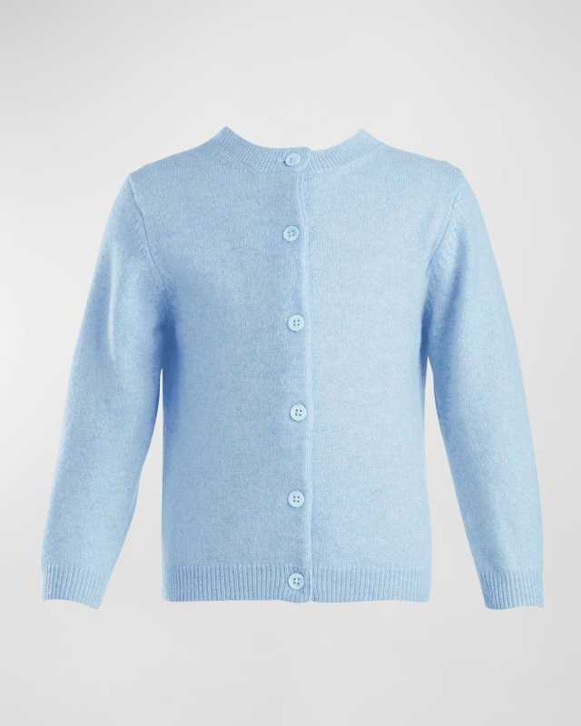 Girl's Cashmere Cardigan, Size 2-10